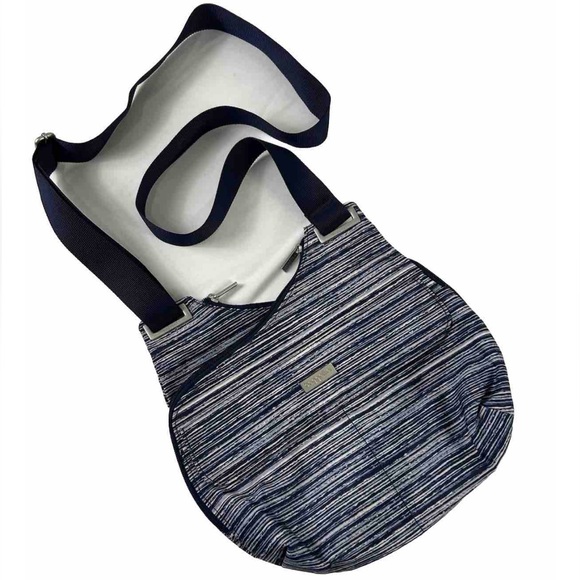 Baggallini Handbags - BAGGALLINI RFID Blue Hobo Bag multicompartment organizer TRAVEL CROSSBODY Purse